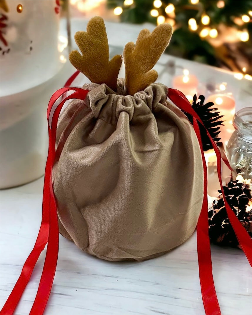 Mini reindeer treat bag