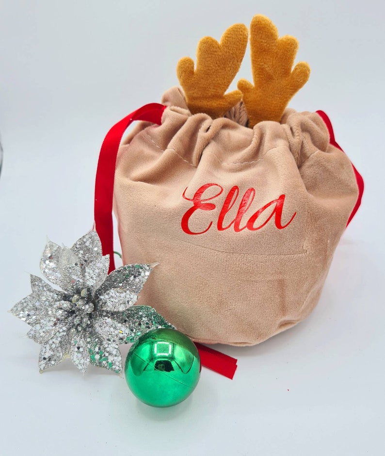 Mini reindeer treat bag