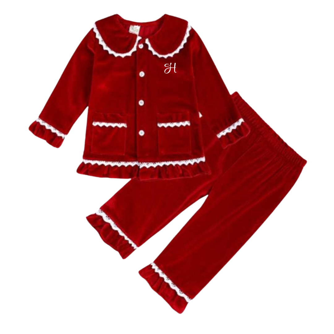 Velour Christmas Pyjamas