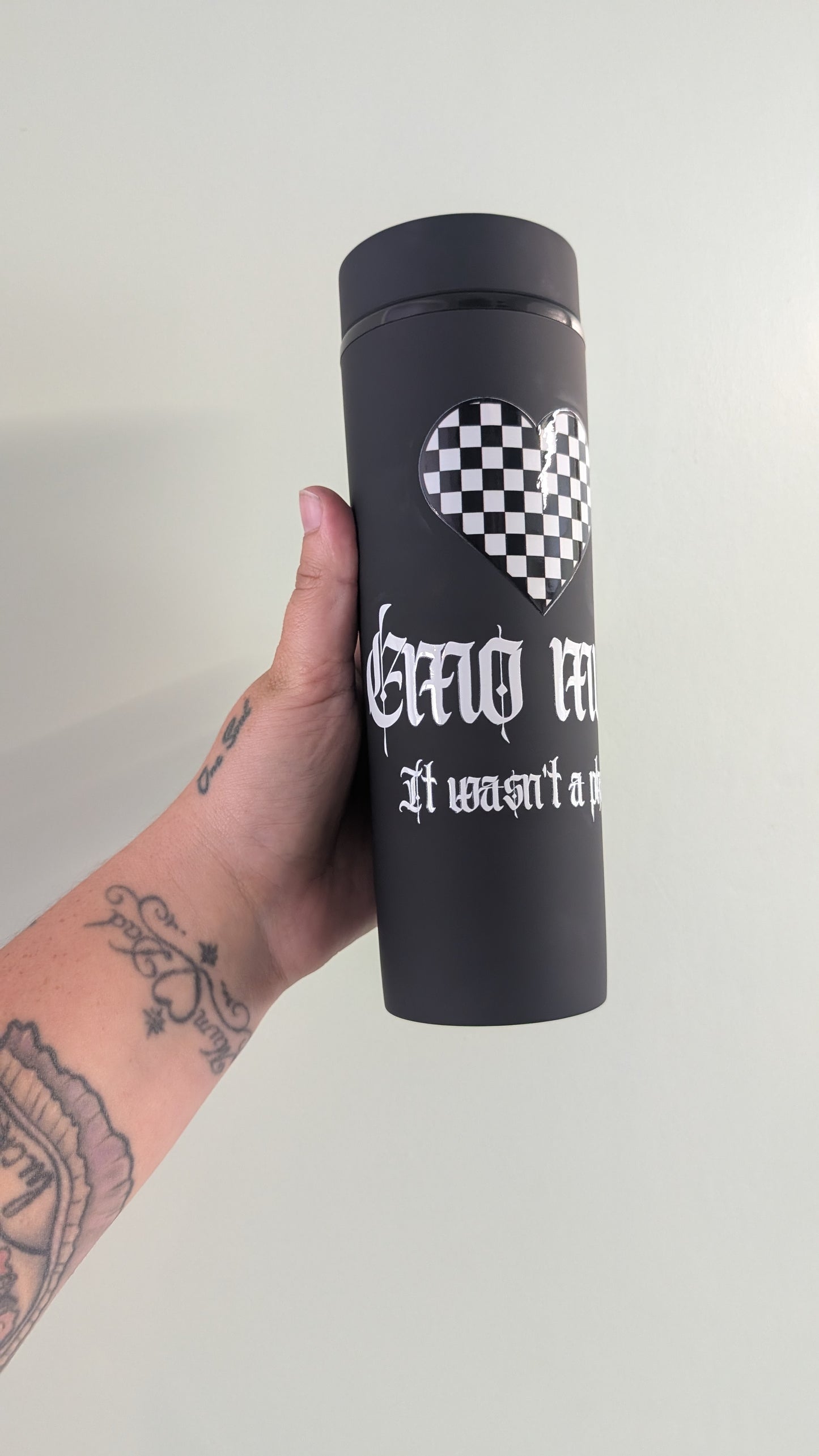 16oz Matte Black Skinny tumblers
