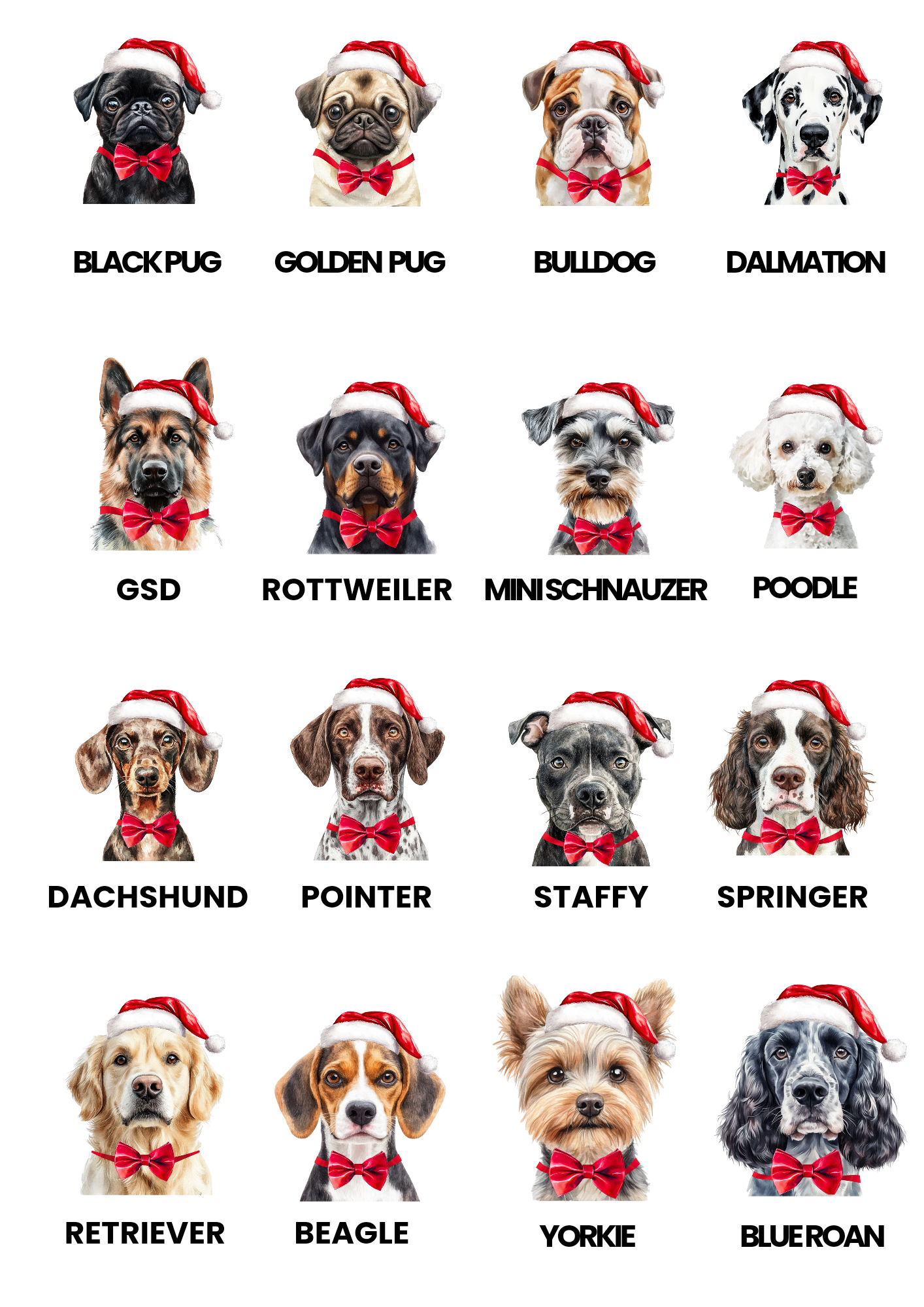 Dog Christmas Stockings