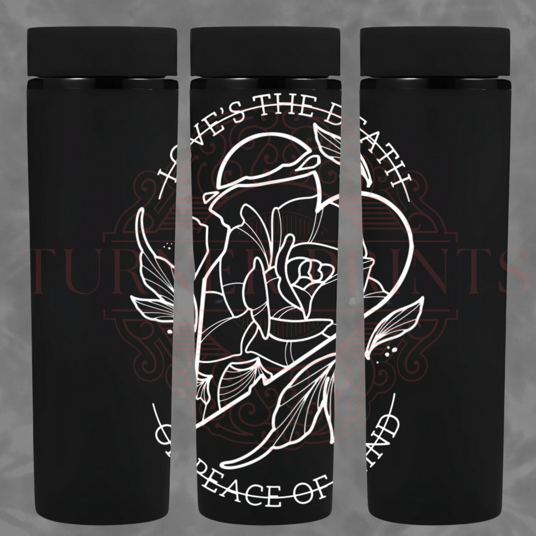 16oz Matte Black Skinny tumblers