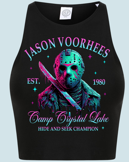 Halloween Brights Cropped Tee