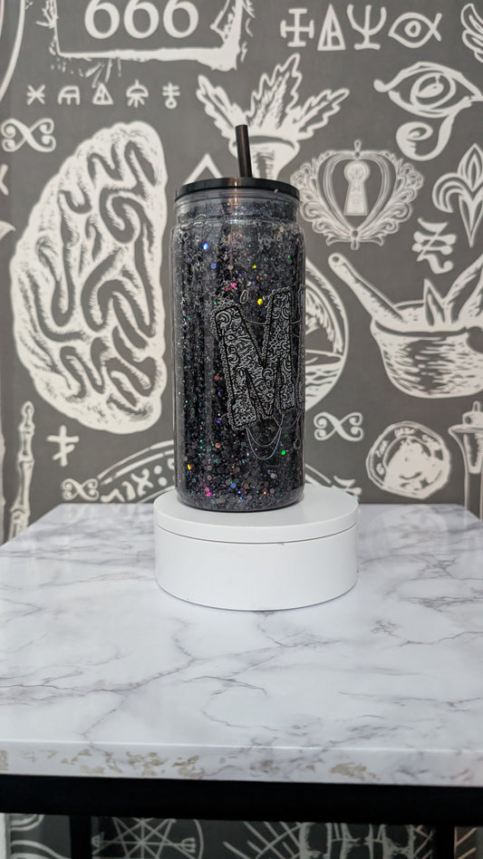 Mama snow globe tumbler